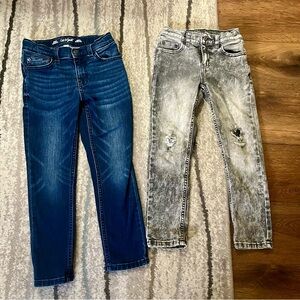 Boys jeans set, size 7 slim